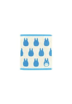 GRAN TOTORO SILUETA AZUL MINI TOALLA 33 X 36 CM MI VECINO TOTORO STUDIO GHIBLI RE-RUN