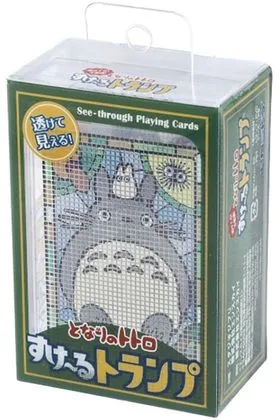 MI VECINO TOTORO BARAJA FRANCESA CARTAS TRANSLòCIDAS 8,8X5,8 CM