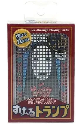 El Viaje de Chihiro Baraja Francesa Cartas Translòcidas 8,8X5,8 CM