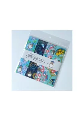 MI VECINO TOTORO SET DE CHIYOGAMI 15X15 CM