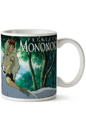 MUG GHIBLI 05 MONONOKE TAZA CERAMICA STUDIO GHIBLI LA PRINCESA MONONOKE