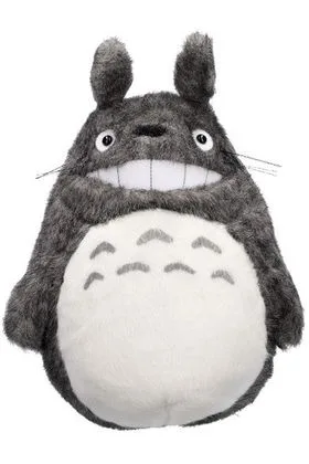 Totoro Gris Sonriendo Peluche Acrilico Mediano Mi Vecino Totoro