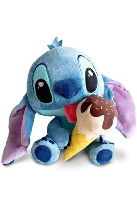 STITCH CON HELADO PELUCHE 25 CM DISNEY LILO & STITCH