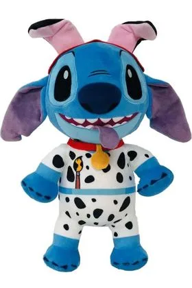 STITCH DISFRAZ DALMATA PELUCHE 25 CM DISNEY LILO & STITCH