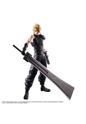CLOUD STRIFE VER. 2 FIG. 10 CM FINAL FANTASY VII REMAKE PLAY ARTS KAI RE-RUN