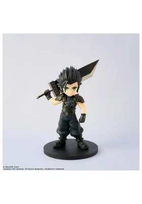 ZACK FAIR FIGURA 11 CM FINAL FANTASY VII REBIRTH ADORABLE ARTS RE-RUN