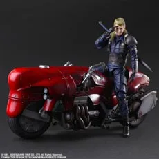 ROCHE & MOTORCYCLE SET FIGURA 27,60 + 44,60 CM FINAL FANTASY VII REMAKE PLAY ARTS KAI