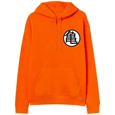 KAME SENIN LOGO TALLA LL SUDADERA CAPUCHA NARANJA CHICO DRAGON BALL