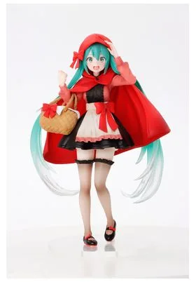 HATSUNE MIKU LITTLE RED RIDING VERSION HOOD WONDERLAND FIGURA 18 CM HATSUNE MIKU AMP+