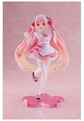 SAKURA MIKU JAPANESE CAFE VERSION NEWLEY WRITTEN FIGURA 20 CM HATSUNE MIKU
