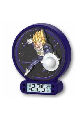 VEGETA RELOJ DESPERTADOR LUZ DRAGON BALL Z