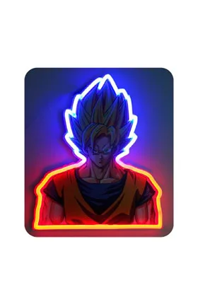 Goku Mural Neon 30 CM Dragon Ball Z