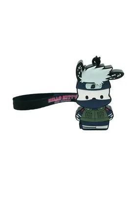Kakashi Pochacco Llavero PVC 6 CM Naruto Shippuden X Hello Kitty