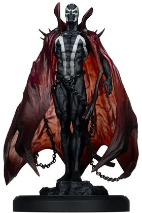 SPAWN BY PUPPETEER LEE ESTATUA RESINA 23 CM SPAWN: BLACK WHITE AND RED ALL OVER 1/10 SCALE
