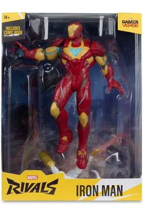 IRON MAN FIGURA 28 CM IRON MAN MARVEL RIVALS GAMERVERSE 1/6 SCALE