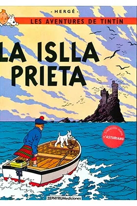Tintin. la Islla Prieta (asturiano)