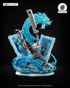 ZABUZA & HAKU RESINA (47x33x35 CM) NARUTO HQS BY TSUME 1/8 SCALE