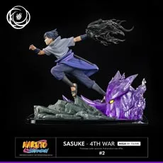 SASUKE UCHIHA 4TH WAR RESINA ESCALA 1/6 (18x36x31 CM) NARUTO IKIGAI BY TSUME B