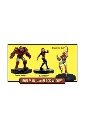 MARVEL HEROCLIX - IRON MAN & BLACK WIDOW BATTLE PACK