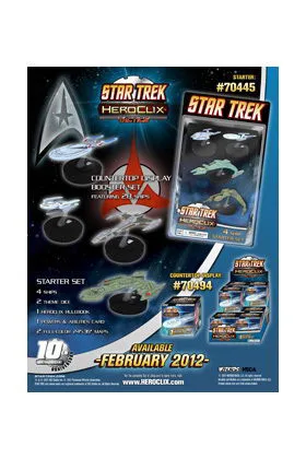 STAR TREK HEROCLIX - TACTICS - STARTER SET