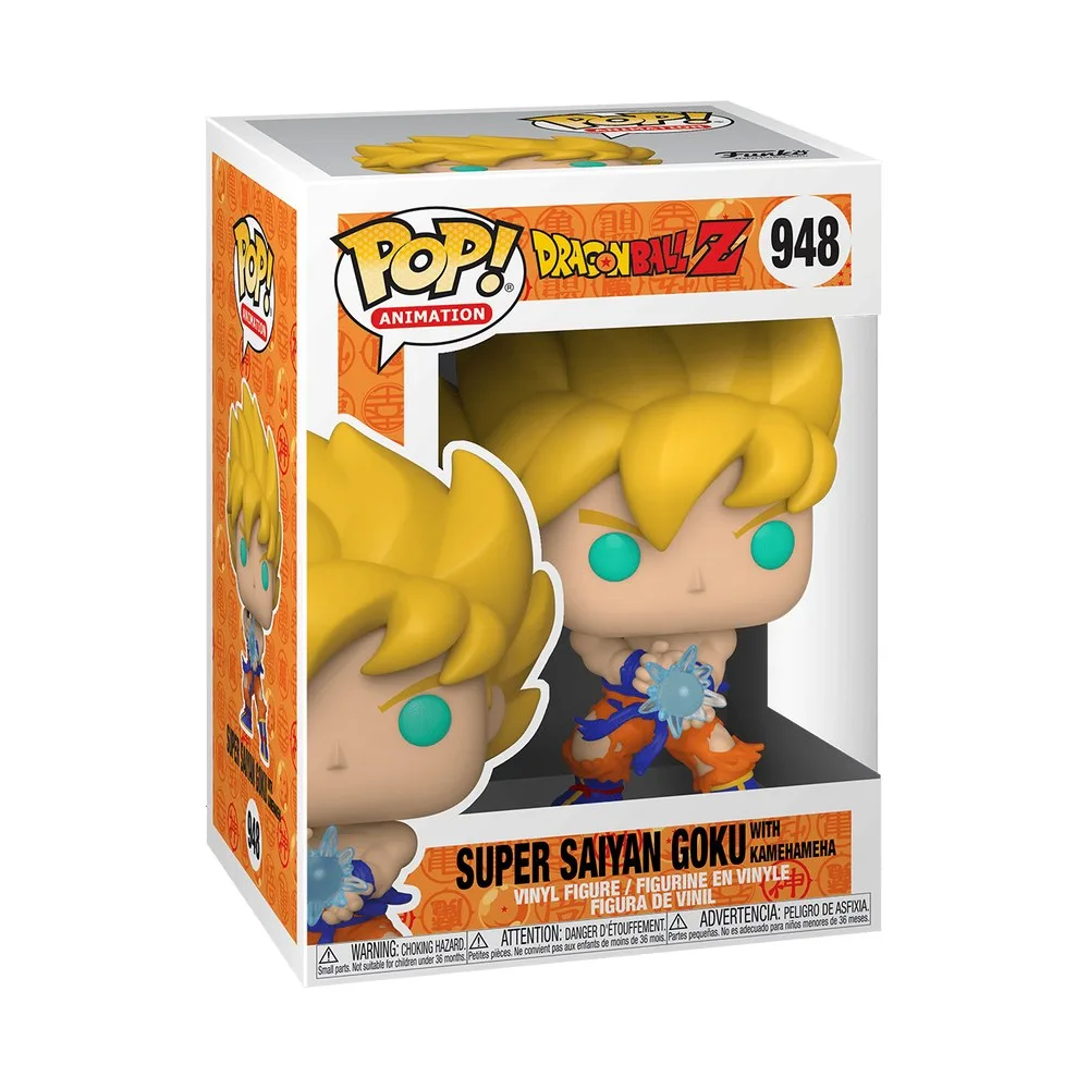 Figura POP Dragon Ball Z Super Saiyan Goku Kamehameha Wave