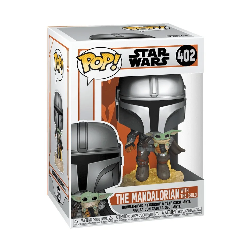 Figura POP Star Wars The Mandalorian Mando Flying with Jet Pack