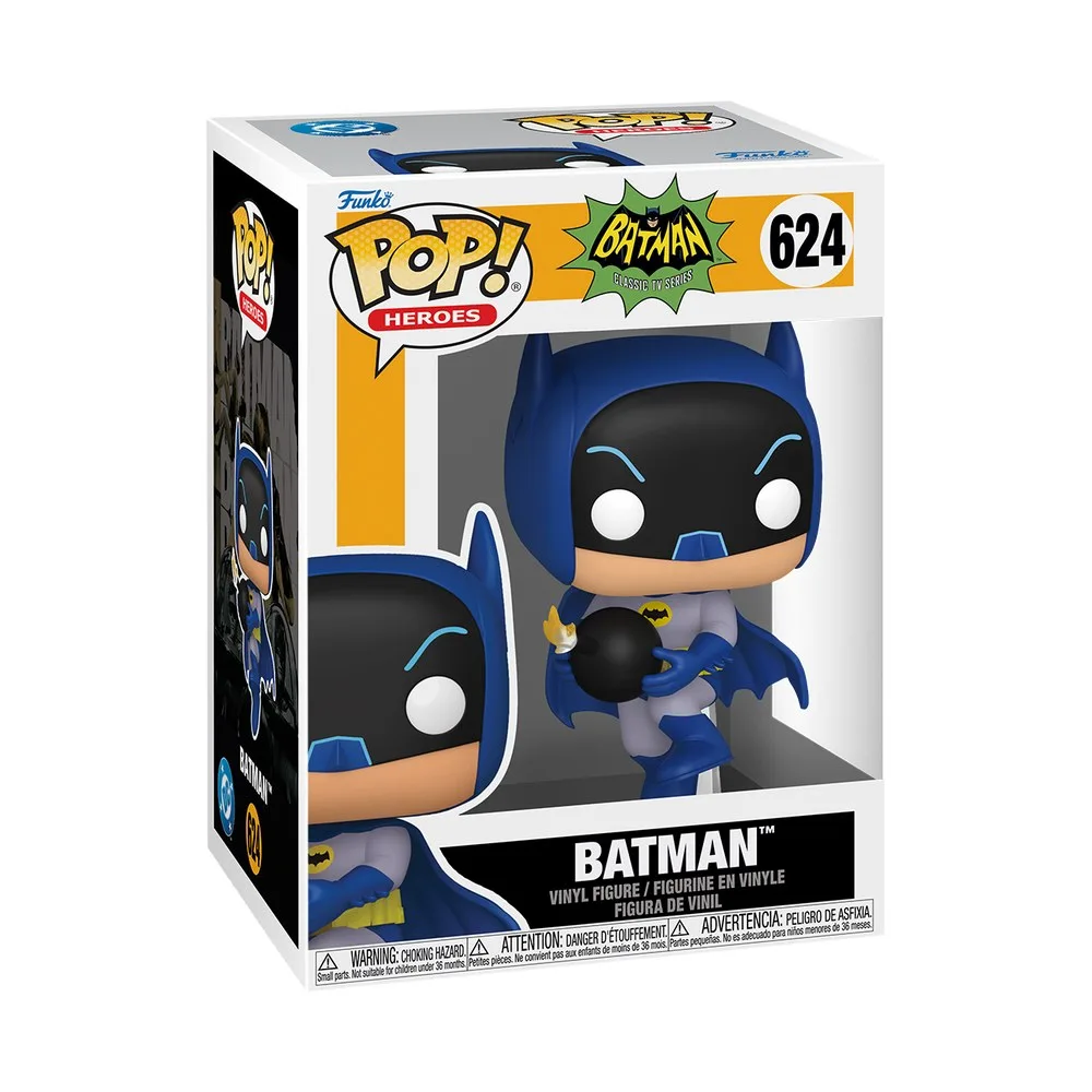 Figura POP DC Comics Batman 66 Serie 2 Batman with Bomb
